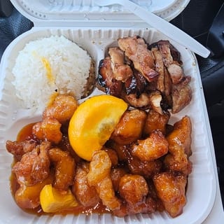 Teriyaki Chicken with Orange Chicken