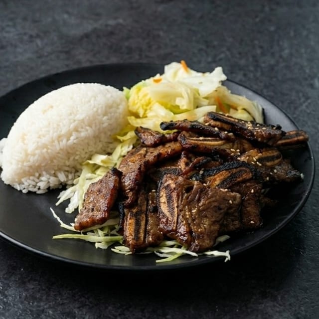 Teriyaki Beef Short Ribs.