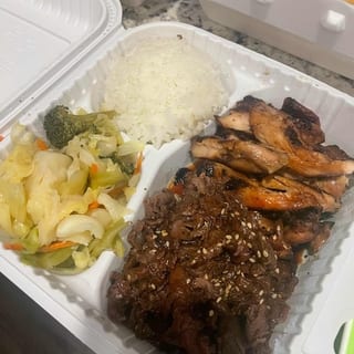 Teriyaki Chicken with Beef