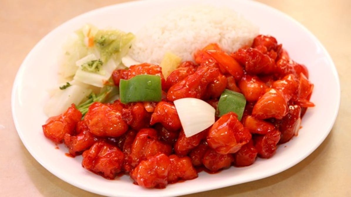 Sweet & Sour Chicken.