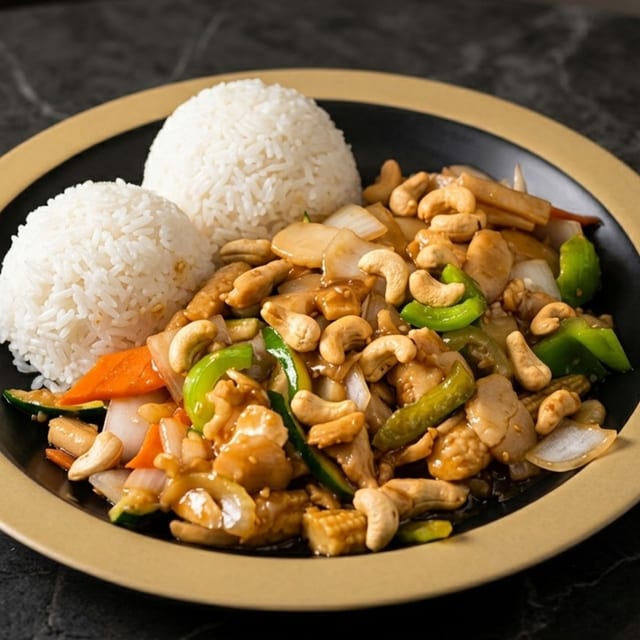 Cashew Chicken.