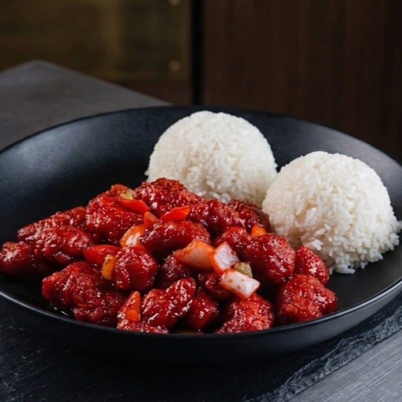 Sweet & Sour Chicken.