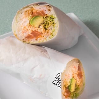 Salmon Sushi Burrito