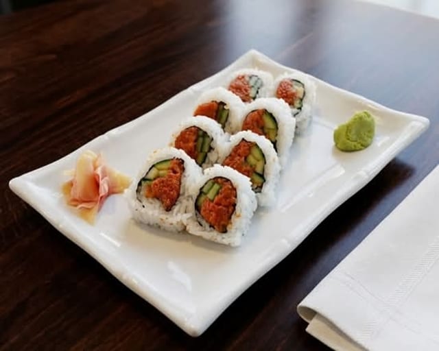 Spicy Tuna Tempura Roll.